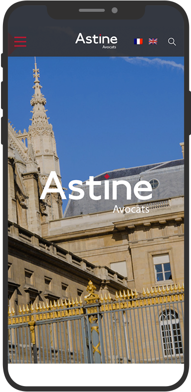 Site internet Astine - Webdesign par l'agence digitale Paris Stargraf