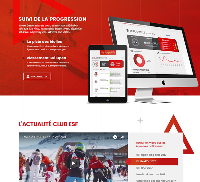 Club ESF & agence digitale Stargraf