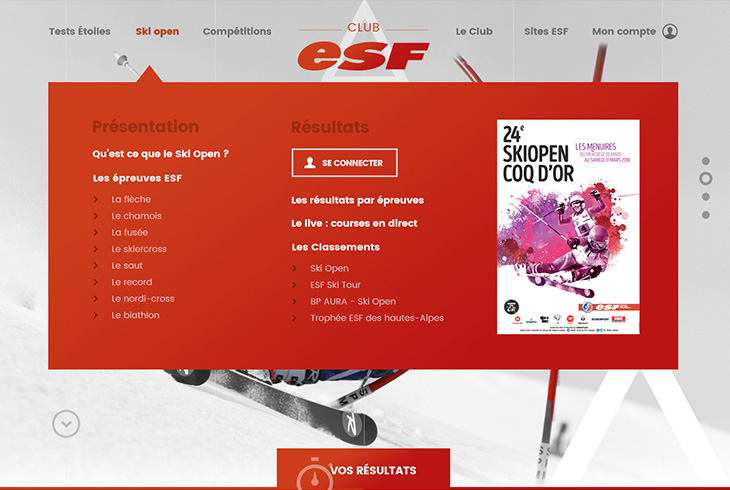 Club ESF & agence digitale Stargraf