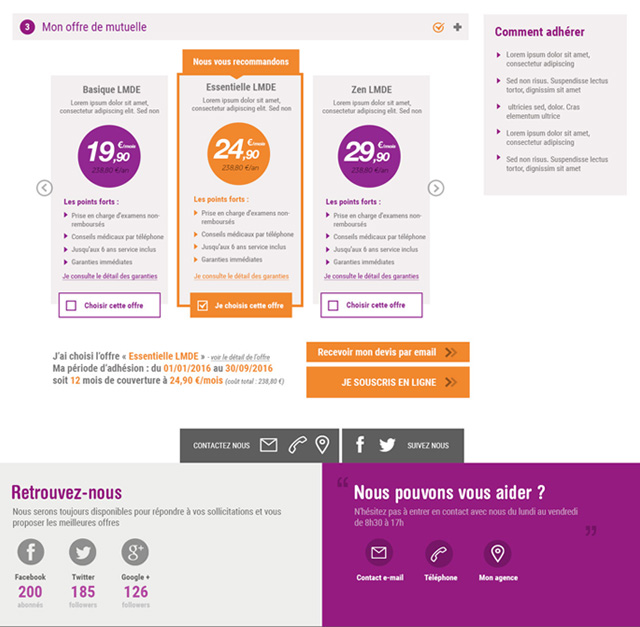 Webdesign LMDE par l'agence digitale Stargraf