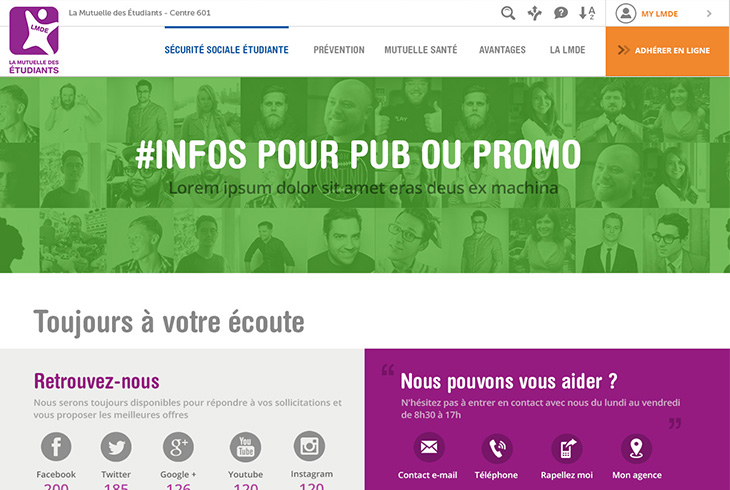 Webdesign LMDE par l'agence digitale Stargraf