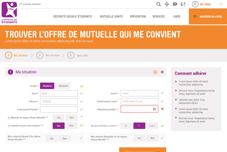 Webdesign LMDE par l'agence digitale Stargraf